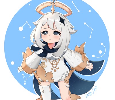 Paimon mouse pad