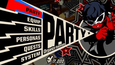 Persona 5 Tactica calendar