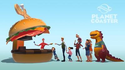 Planet Coaster mouse pad