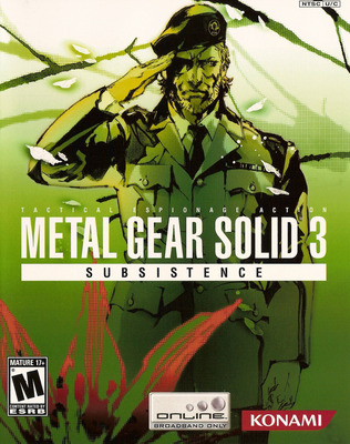 Metal Gear Solid 3 Subsistence Stickers #6038