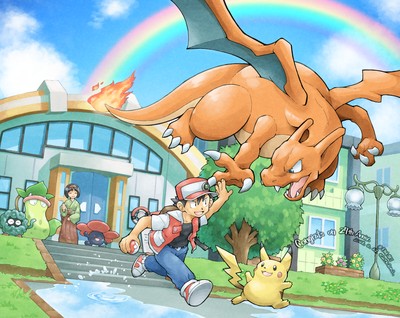 Pokemon Red and Blue Poster #60863