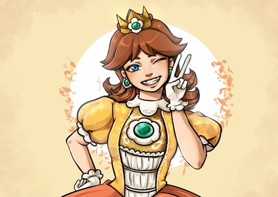 Princess Daisy mouse pad