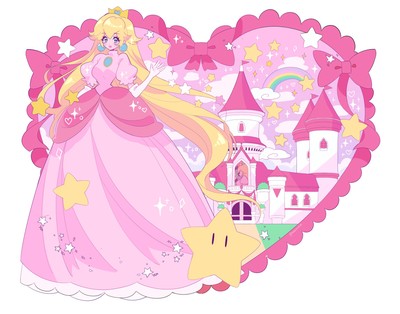 Princess Peach mouse pad