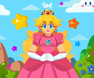 Princess Peach Mouse Pad 61519