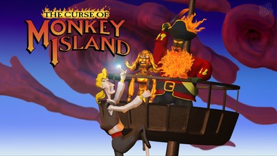 The Curse of Monkey Island Longsleeve T-shirt