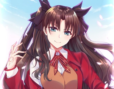 Rin Tohsaka mouse pad