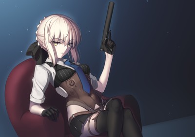 Saber Alter Mouse Pad 64334