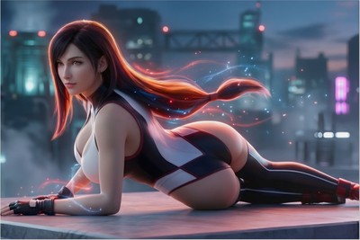 Tifa Lockhart Poster – Final Fantasy Wall Art Print, Gamer Decor mug