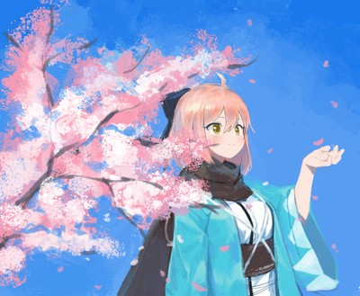 Sakura Saber tote bag #