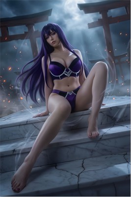 Saeko Busujima Poster – Highschool of the Dead Wall Art Print, Anime Warrior Decor Mouse Pad 6471