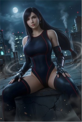 Tifa Lockhart Poster – Final Fantasy VII Wall Art Print, Gaming Room Decor mug #