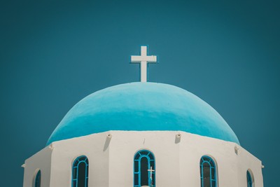 Santorini mouse pad