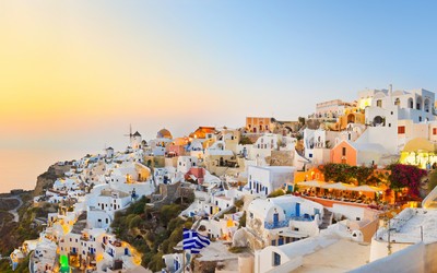Santorini mouse pad