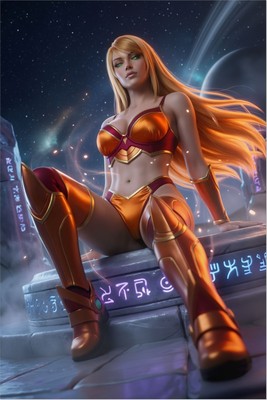 Samus Aran Poster – Sci Fi Heroine Wall Art Print, Space Game Decor calendar
