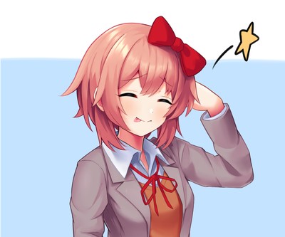 Sayori mouse pad