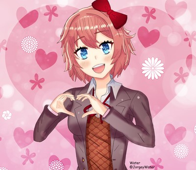 Sayori mouse pad