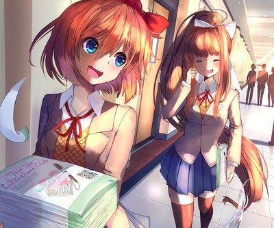 Sayori mouse pad
