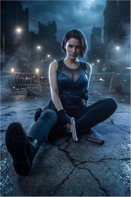 Jill Valentine Poster – Resident Evil Wall Art Print, Survival Horror Decor tote bag #