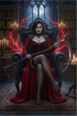 Lady Dimitrescu Poster – Resident Evil Wall Art Print, Gothic Horror Decor magic mug #