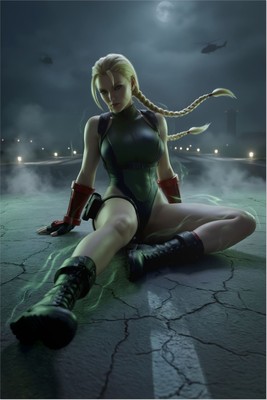 Cammy White Poster – Street Fighter Wall Art Print, Combat Heroine Decor mug