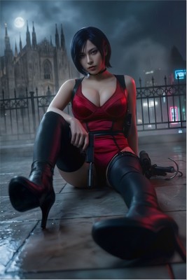 Ada Wong Poster – Resident Evil Wall Art Print, Survival Horror Decor tote bag #
