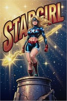 Stargirl Poster – DC Comics Wall Art Print, Superhero Decor tote bag #
