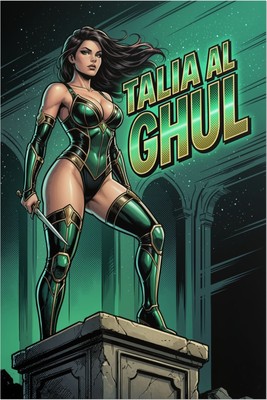Talia al Ghul Poster – DC Comics Wall Art Print, Superhero Decor tote bag