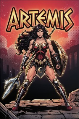 Artemis Poster – DC Comics Wall Art Print, Superhero Decor tote bag #