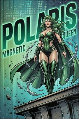 Polaris Poster – X-Men Wall Art Print, Marvel Superhero Decor mouse pad