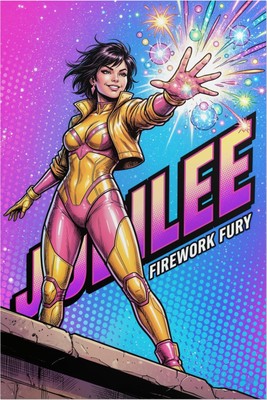 Jubilee Poster – X-Men Wall Art Print, Marvel Superhero Decor Poster #6557