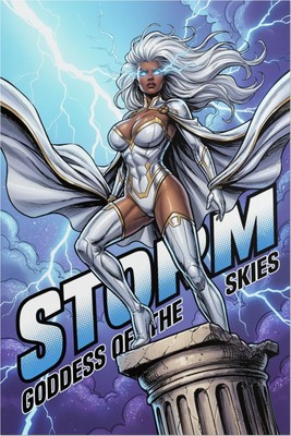 Storm Poster – X-Men Wall Art Print, Marvel Superhero Decor tote bag #