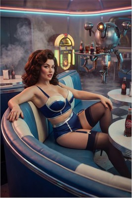 Fallout Retro Diner Woman Poster – Fallout Wall Art Print, Vintage Game Decor tote bag #