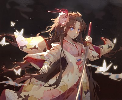 Shiki Ryougi calendar
