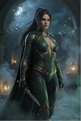 Talia al Ghul Poster – DC Comics Wall Art Print, Dark Hero Decor Mouse Pad 6620