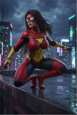Spider-Woman Poster – Marvel Wall Art Print, Jessica Drew Decor Mouse Pad 6624