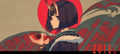 Shuten D?ji mouse pad