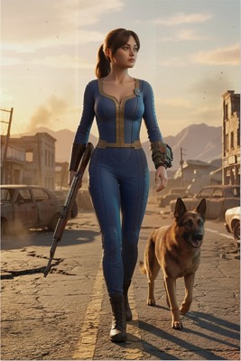 Lucy Fallout Poster – Fallout Wall Art Print, Gamer Decor Mouse Pad 6637