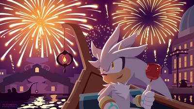 Silver the Hedgehog mouse pad