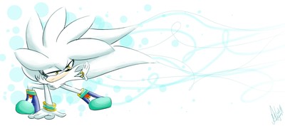 Silver the Hedgehog mouse pad