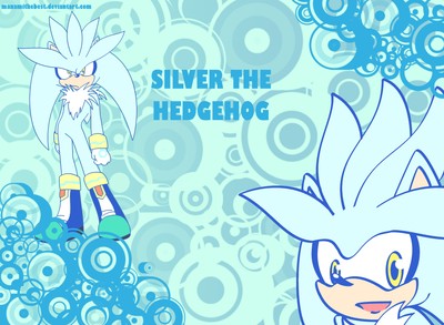 Silver the Hedgehog mouse pad