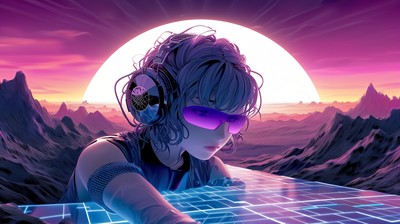 Silver Wolf mouse pad