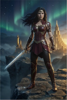 Lady Sif Poster – Marvel Wall Art Print, Asgardian Warrior Decor tote bag #