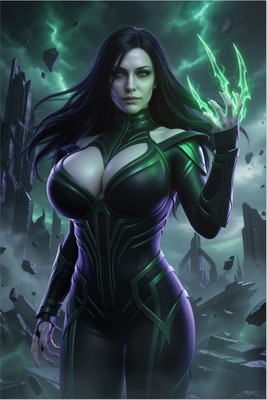 Hela Poster – Marvel Wall Art Print, Goddess of Death Decor Mouse Pad 6650