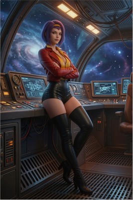 Faye Valentine Poster – Cowboy Bebop Wall Art Print, Anime Decor mug