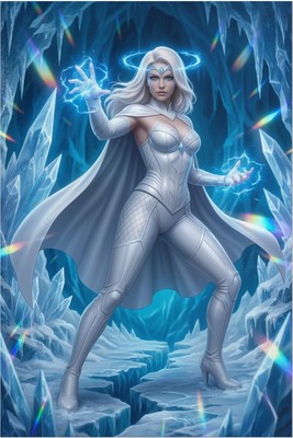 Emma Frost Poster – Marvel Wall Art Print, Comic Heroine Decor tote bag #