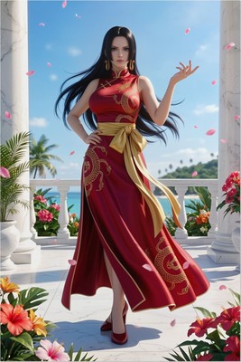 Boa Hancock Poster – One Piece Wall Art Print, Anime Collector Decor Mouse Pad 6663