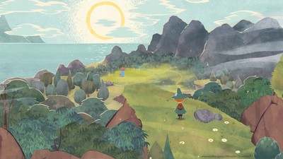 Snufkin Melody of Moominvalley mouse pad
