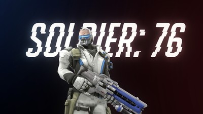 Soldier 76 mouse pad