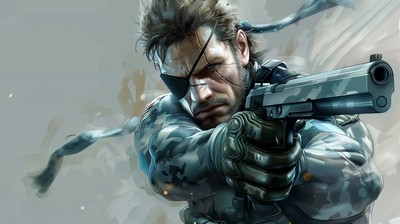 Solid Snake mouse pad
