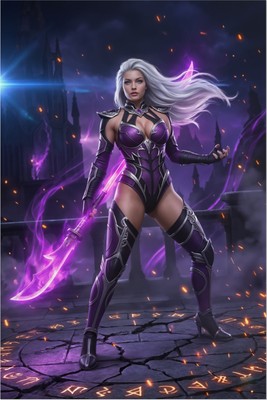 Sindel Poster – Mortal Kombat Wall Art Print, Edenian Queen Decor Poster #6706